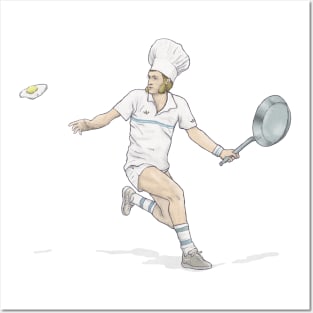 tennis chef Posters and Art